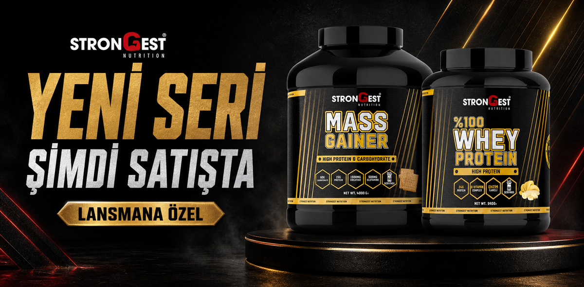 Strongest Nutrition Mass Gainer ve Whey Protein yeni seri lansmanı