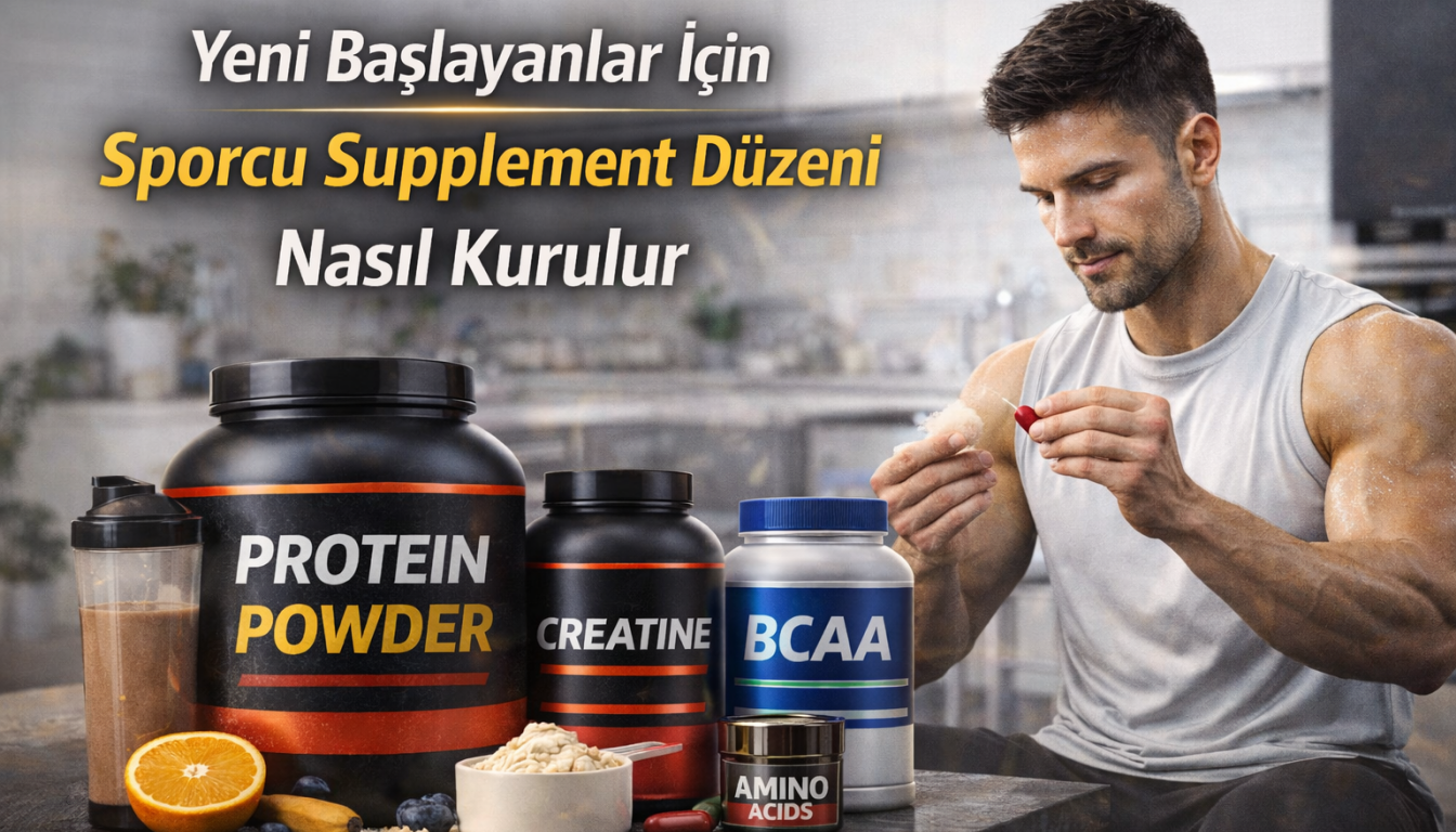 Yeni Başlayanlar İçin Sporcu Supplement Düzeni Nasıl Kurulur