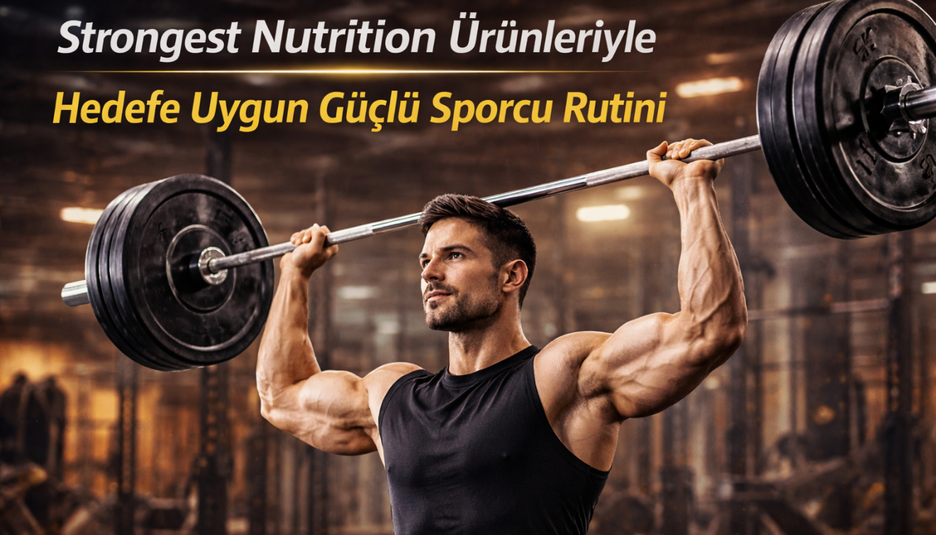Strongest Nutrition Ürünleriyle Hedefe Uygun Güçlü Sporcu Rutini