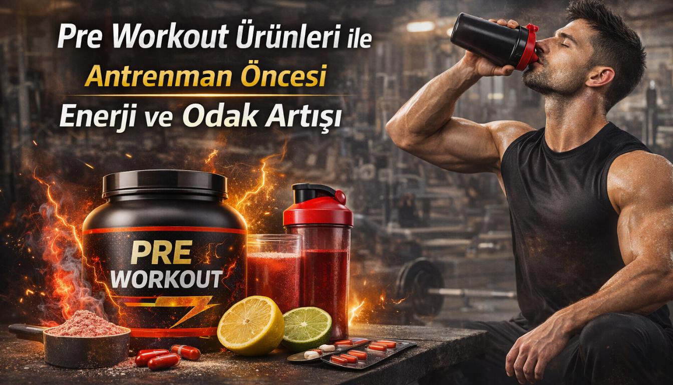 Pre Workout Ürünleri ile Antrenman Öncesi Enerji ve Odak Artışı