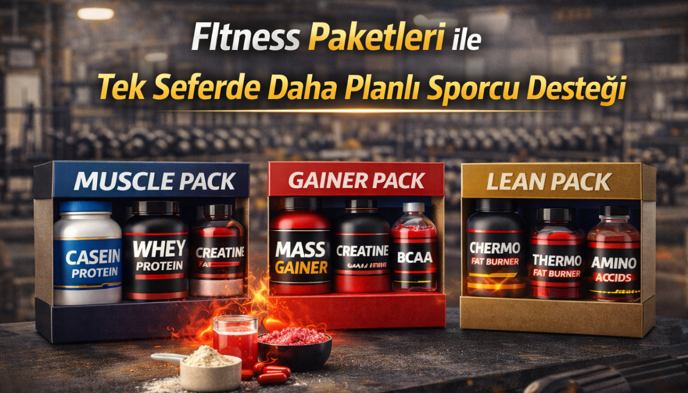 Fitness Paketleri ile Tek Seferde Daha Planlı Sporcu Desteği