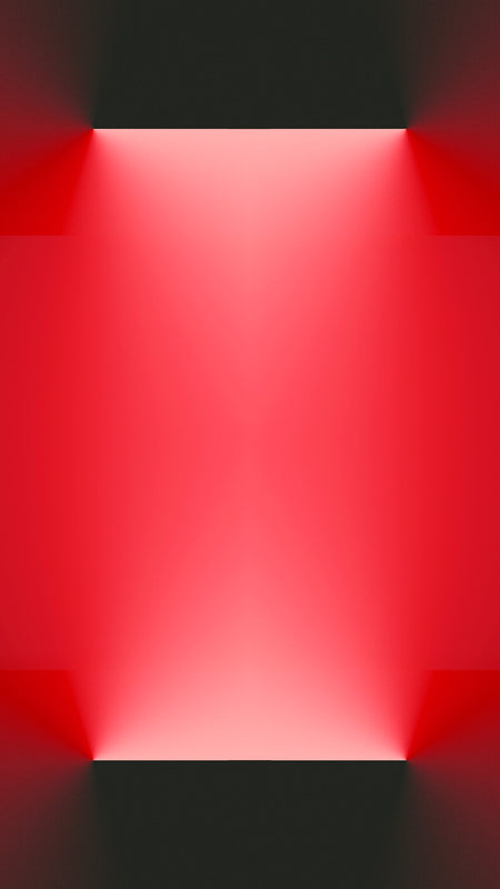 a red and black background with a red light