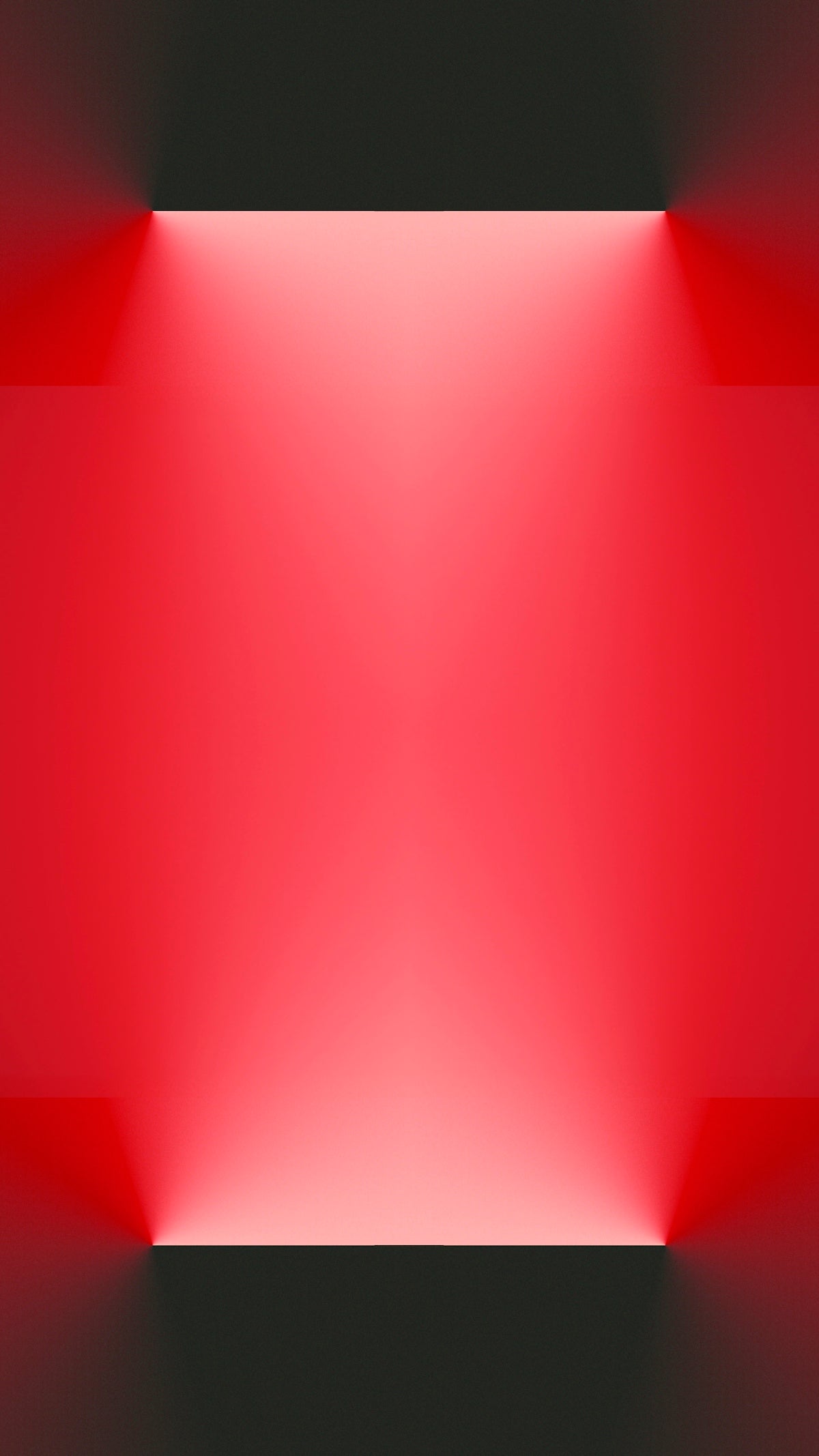 a red and black background with a red light