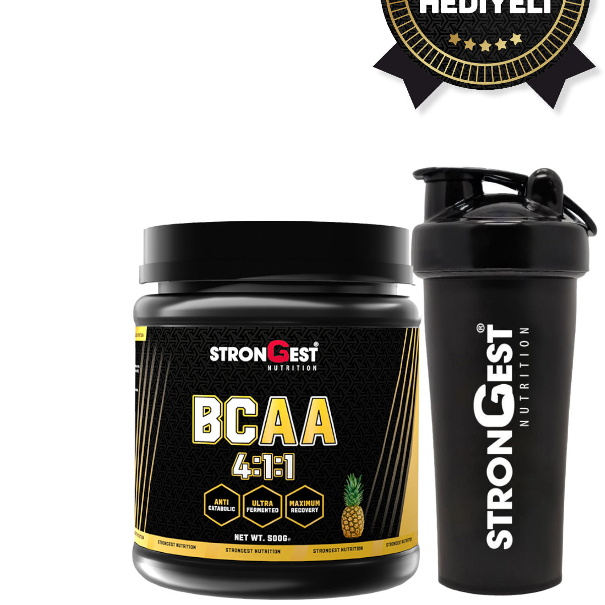 Bcaa 4.1.1 Ananas Aromalı 500 gr 50 Servis