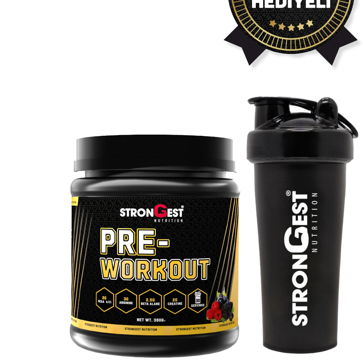 Pre-Workout 390 Gr 30 Servis Kırmızı Orman Meyve Aromalı