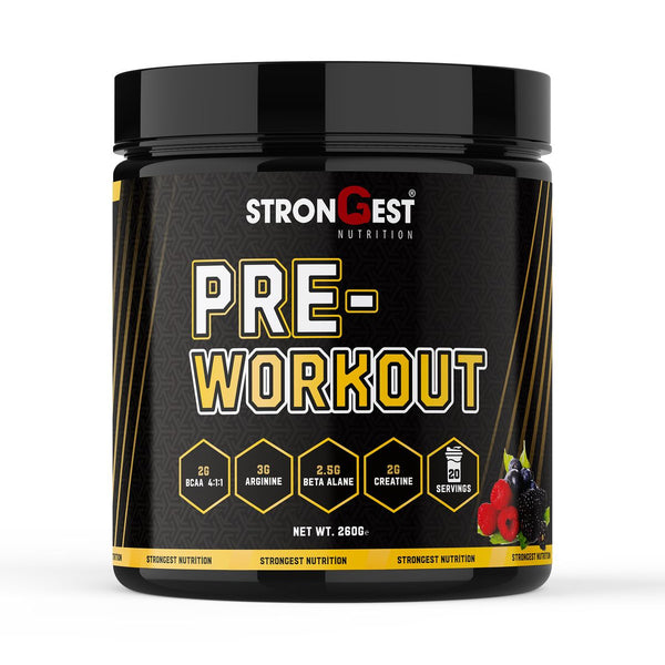 Pre-Workout 260 Gr 20 Servis Kırmızı Orman Meyve Aromalı
