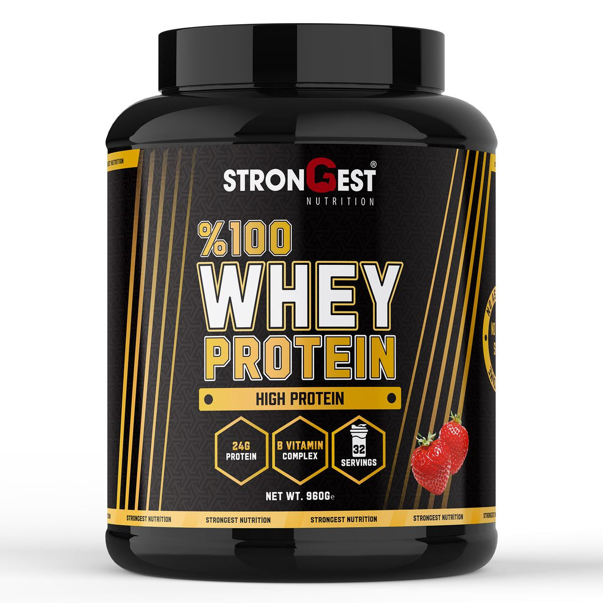 Fitness Paketi, Çilek Aromalı Whey Protein, Creatin, Preworkout Ve Shaker Dörtlü Kombinasyon