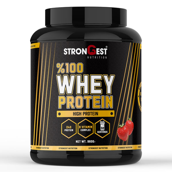 Fitness Paketi, Çilekli Whey Protein, Creatin, Bcaa Ve Shaker Dörtlü Kombinasyon
