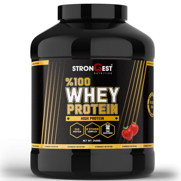 XXL Fitness Paketi, Çilek Aromalı Whey Protein, Creatin, Preworkout Ve Shaker Dörtlü Kombinasyon